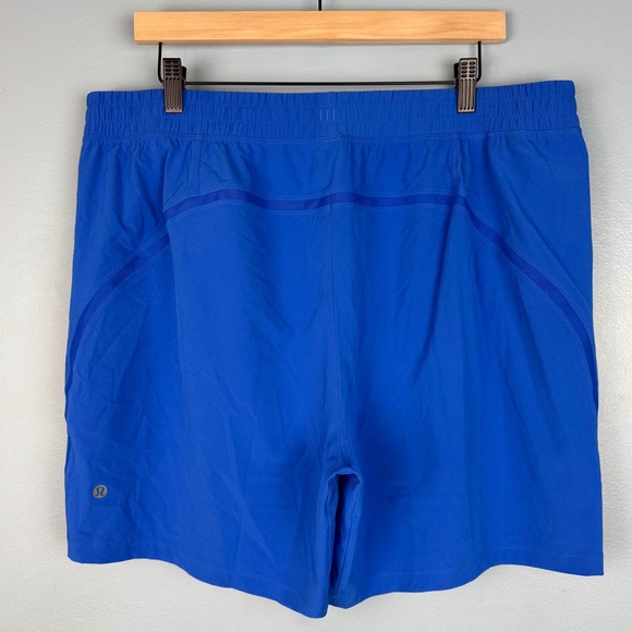 lululemon athletica Other - Lululemon Pace Breaker Linerless Shorts Men's XXL Blue Athletic Drawstring Logo
